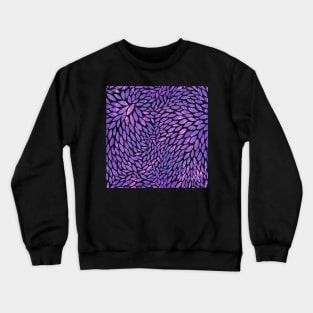 Glittery Iridescent Leaves Crewneck Sweatshirt